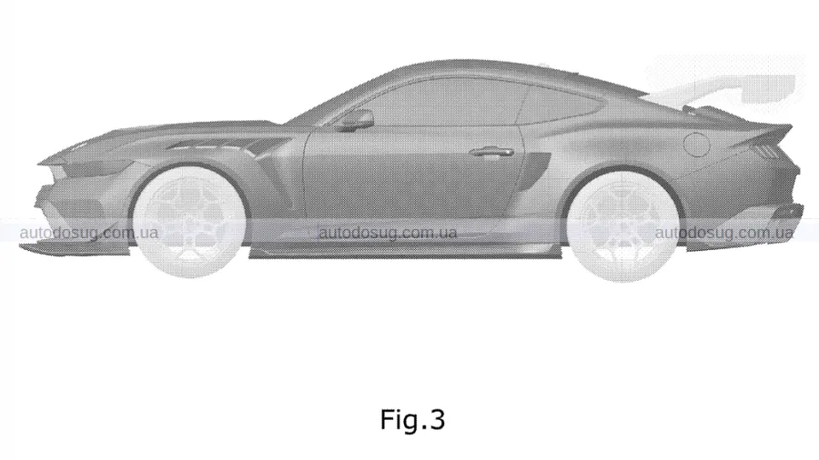 Ford закріпив дизайн Mustang GTD патентом