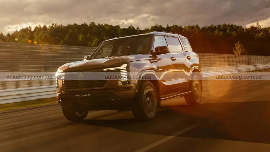 Новий Pajero уявили в короткому тридверному кузові